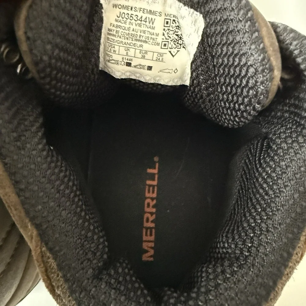 Merrell Siren Traveller-3 Mid Waterproof Leather Trail Boots Women US 7.5 EUR 38